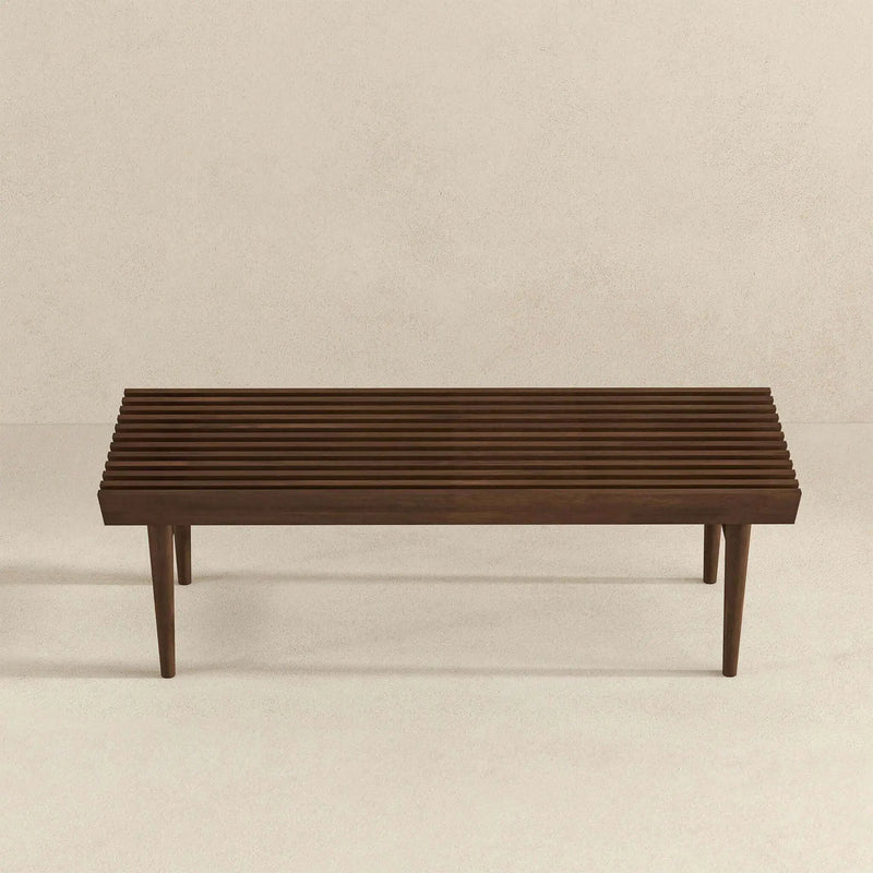 Mia - Bench - Dark Brown by HouseOfZazla