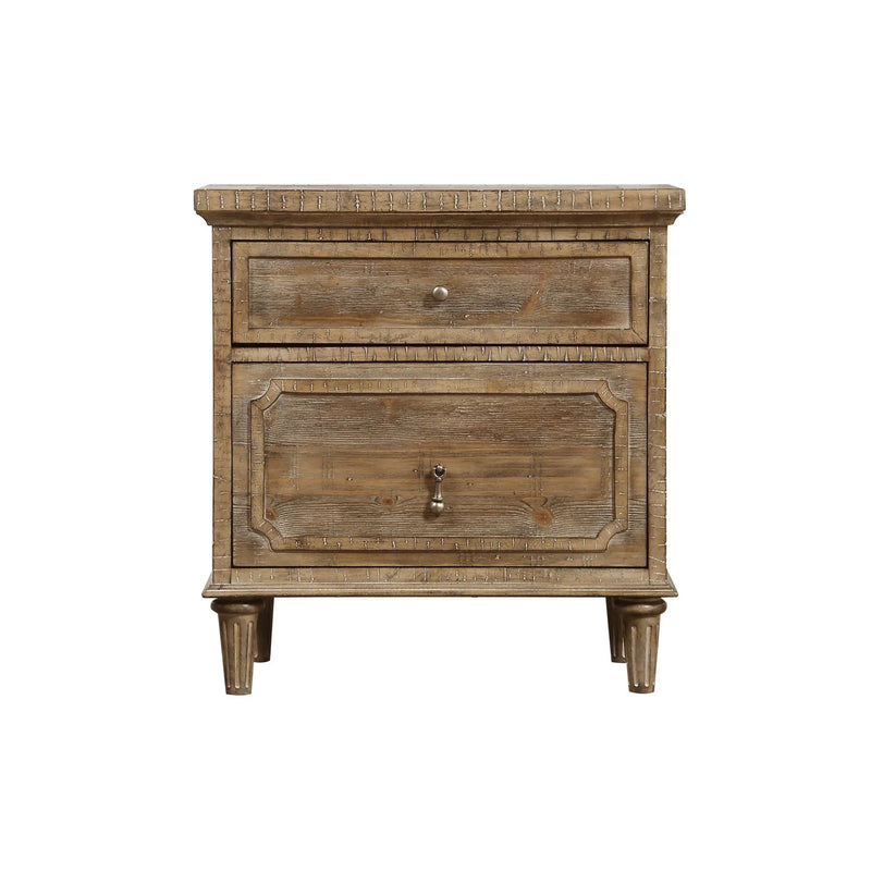 2 Drawer Nightstand - Taupe by Unique Piece Furniture