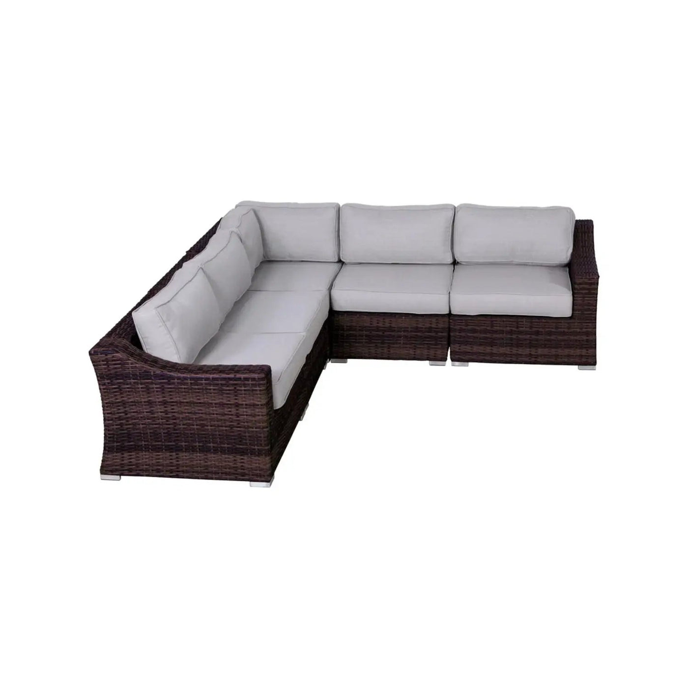 Outdoor Wicker Sofa Seating Group With Cushions by Unique Piece Furniture