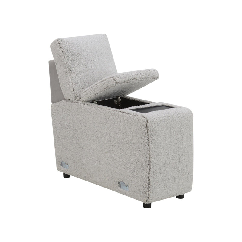 Tarrance - Modular Power Recliner Sectional - Gray by HouseOfZazla