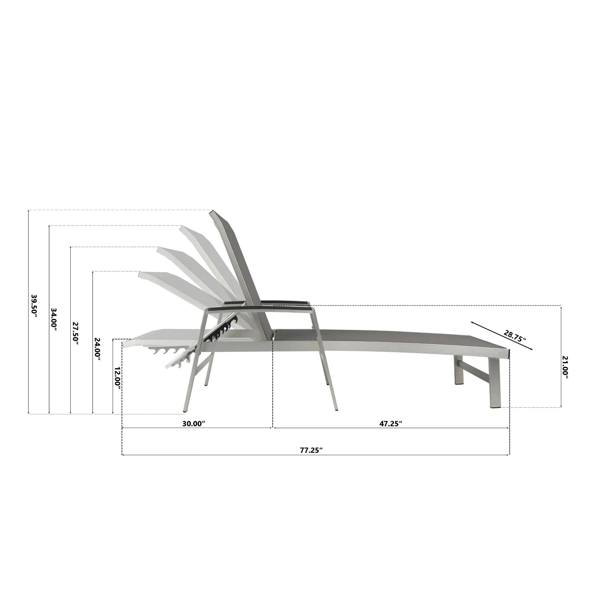Oaxton Chaise Lounge by HouseOfZazla
