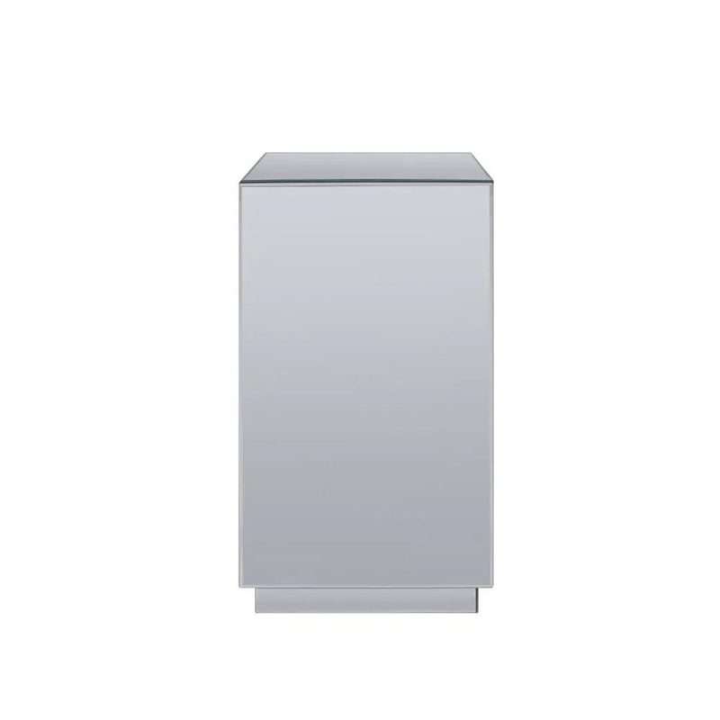 Noralie - 26" Accent Table - Mirrored, Faux Diamonds by Unique Piece Furniture