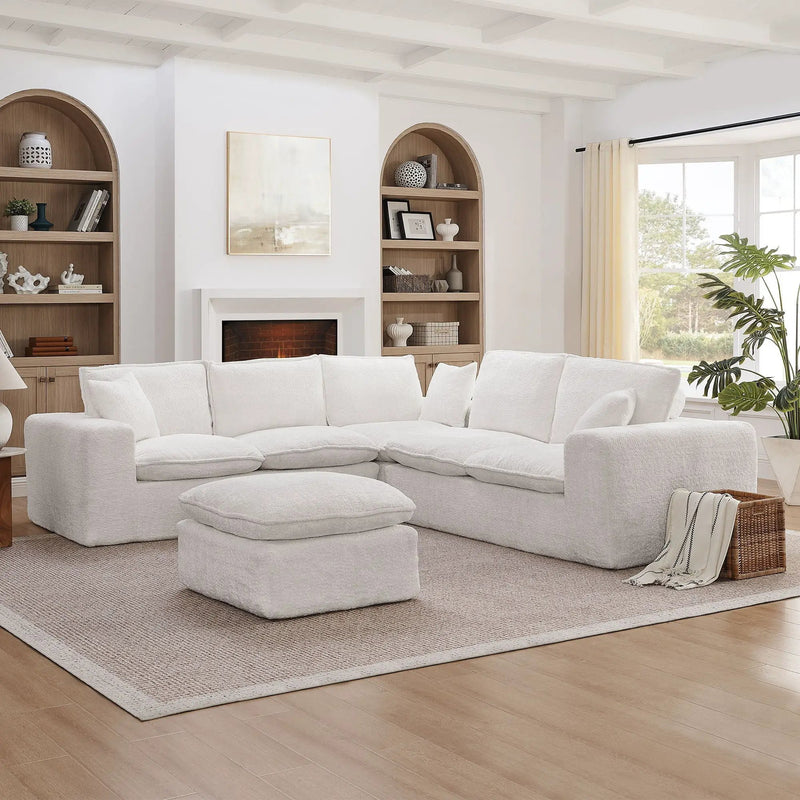 Sectional Sofa With Moveable Ottoman by HouseOfZazla