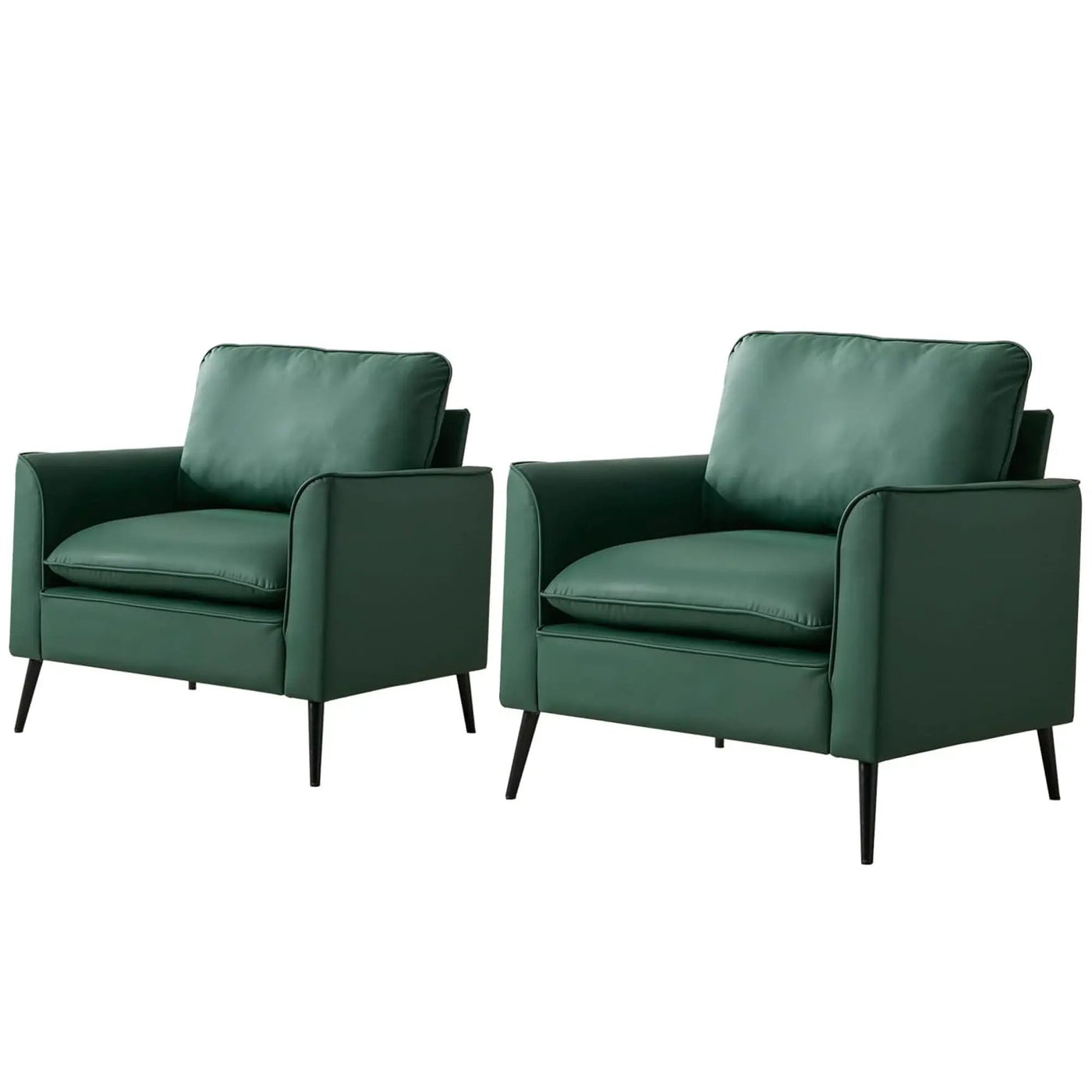 Nordic Retro Light Luxury Upholstered Sofa Chair by HouseOfZazla