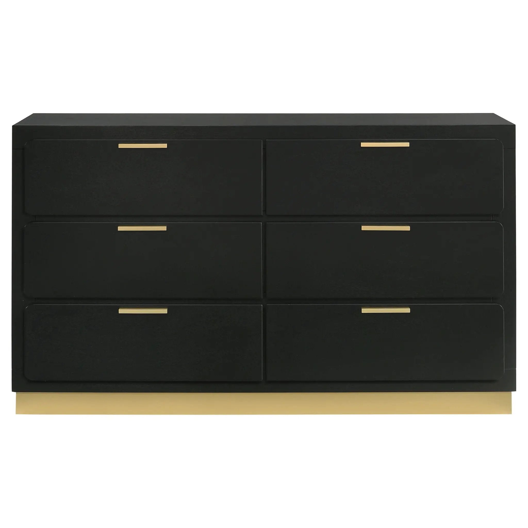 Caraway 6-drawer Dresser Black by Unique Piece Furniture