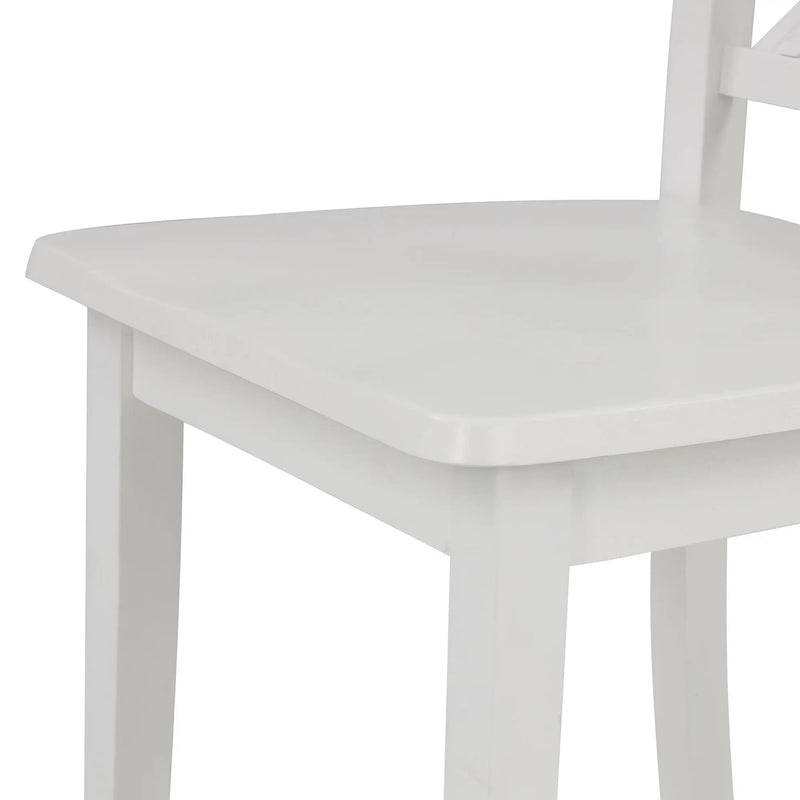 5 Pieces Dining Table And Chairs Set For 4 Persons, Kitchen Room Solid Wood Table With 4 Chairs by HouseOfZazla