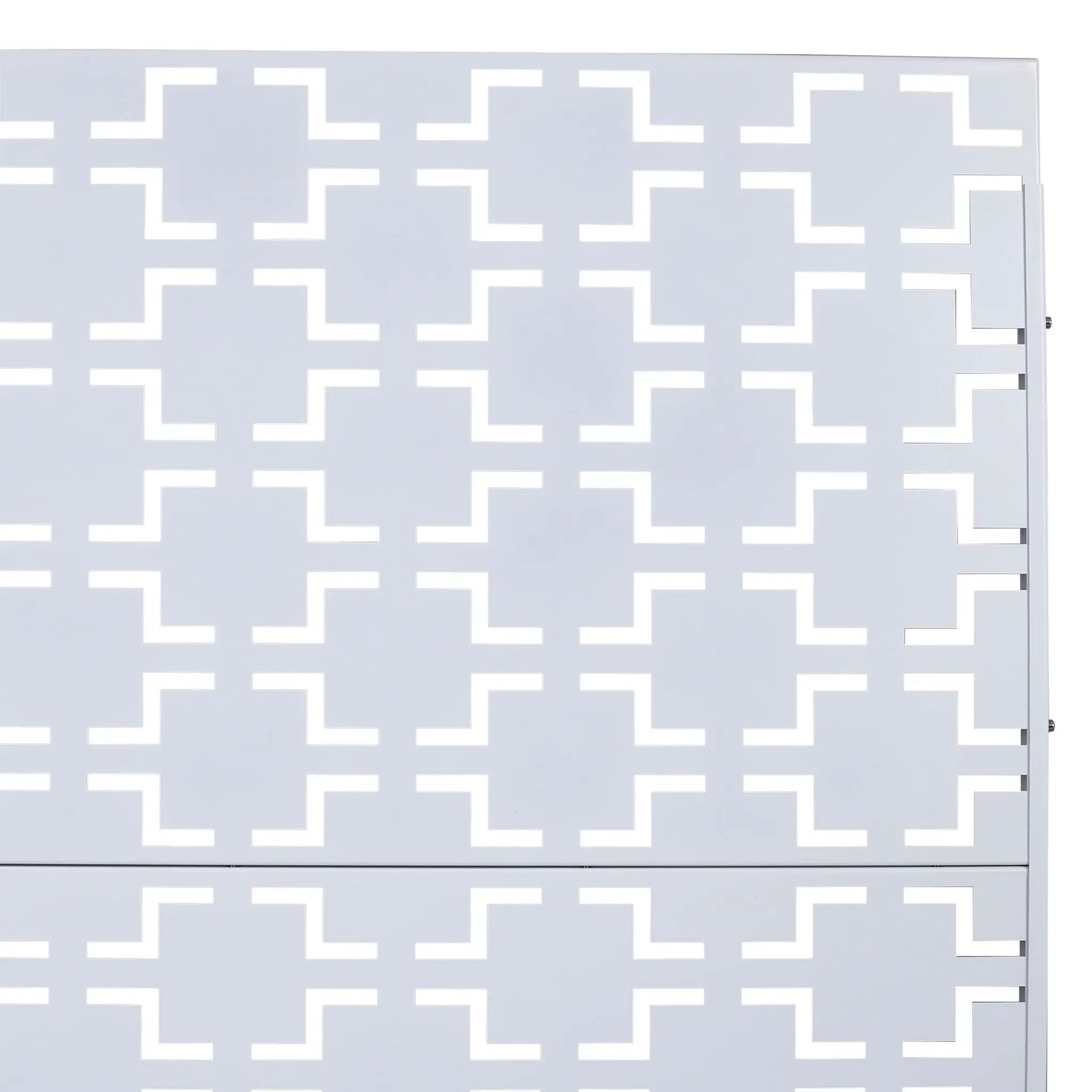Outdoor & Indoor Metal Privacy Freestanding Decorative Screen by Unique Piece Furniture
