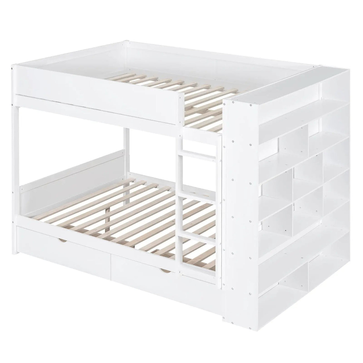 Bunk Bed With 2 Drawers And Multi Layer Cabinet by Unique Piece Furniture