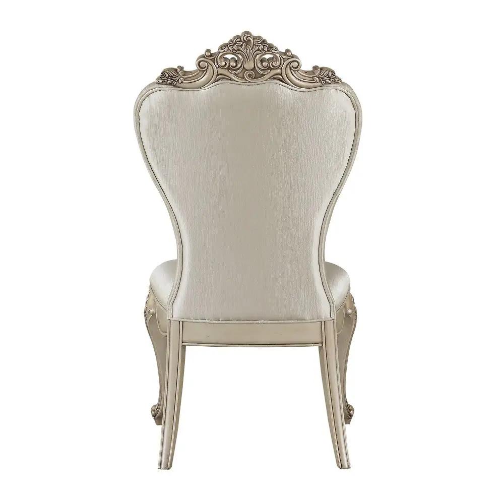 Gorsedd - Side Chair (Set of 2) - Cream Fabric & Golden Ivory by Unique Piece Furniture