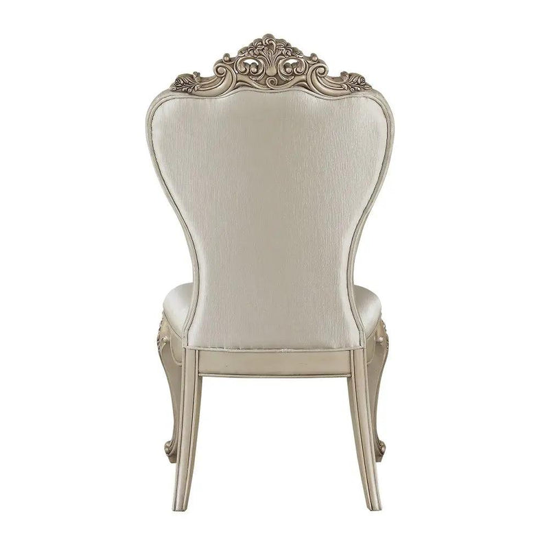 Gorsedd - Side Chair (Set of 2) - Cream Fabric & Golden Ivory by Unique Piece Furniture