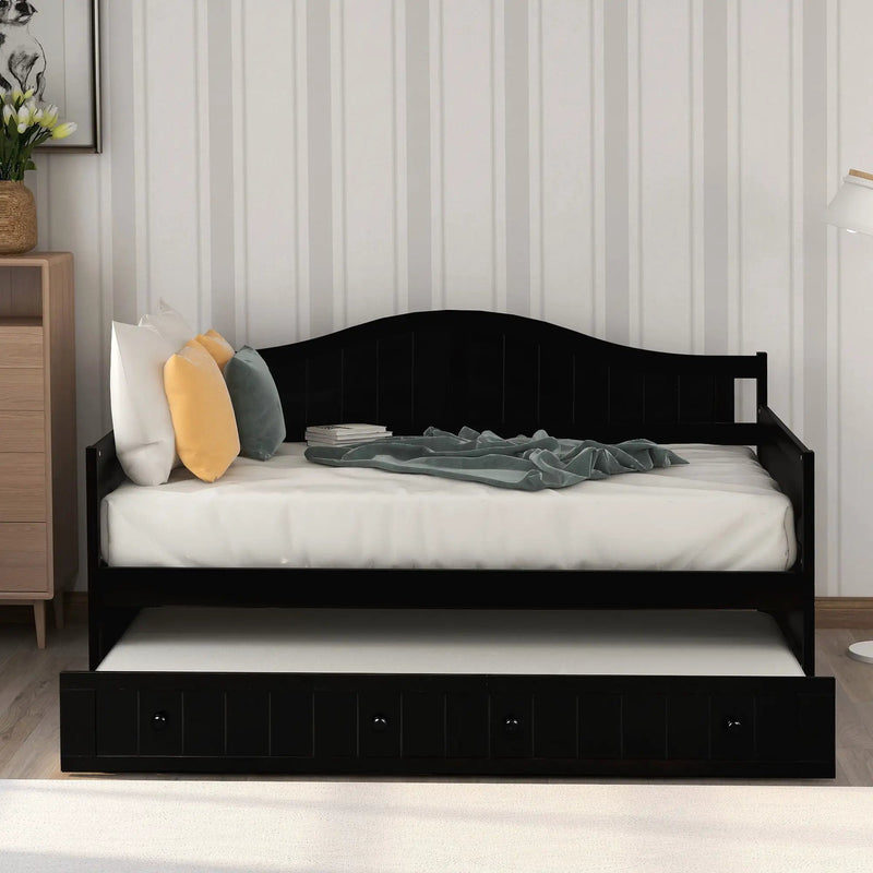 Wooden Daybed, Sofa Bed, No Box Spring Needed by HouseOfZazla