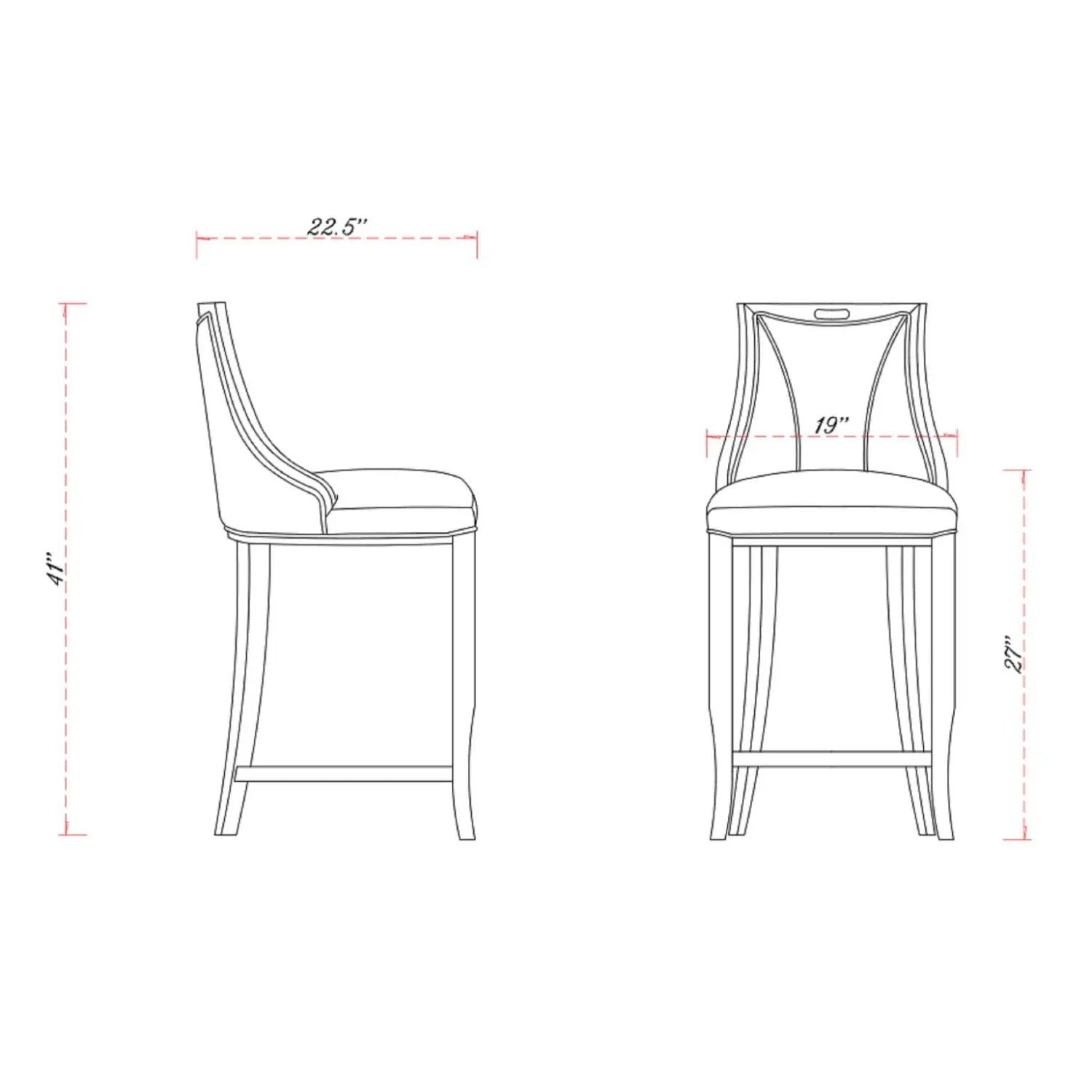 Emperor - Barstool - Cream by HouseOfZazla