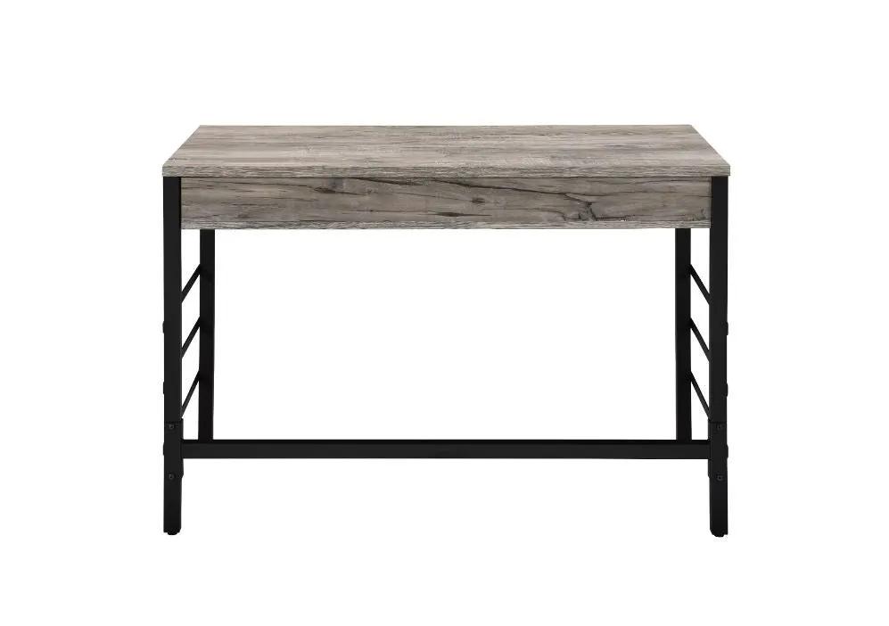 Disho - Writing Desk With USB - Light Weathered Oak & Black by Unique Piece Furniture