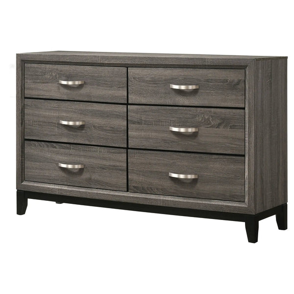 Watson 6-drawer Dresser Grey Oak, photo 2 of 7