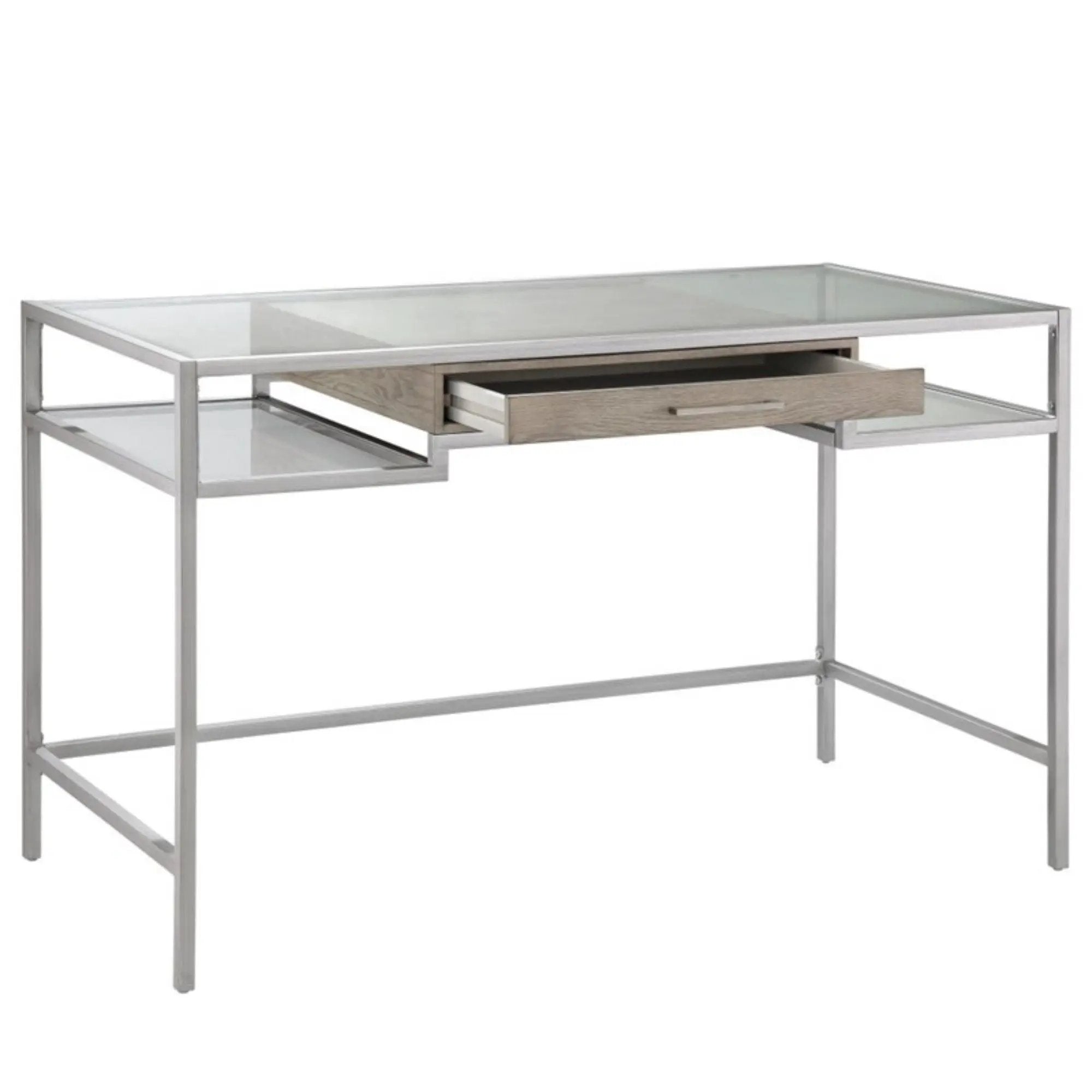 Adela - Writing Desk - Antique Silver by Unique Piece Furniture