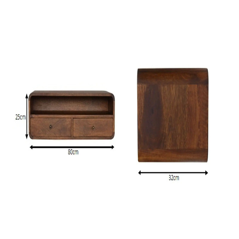 Floating Open Console - Chestnut by Unique Piece Furniture
