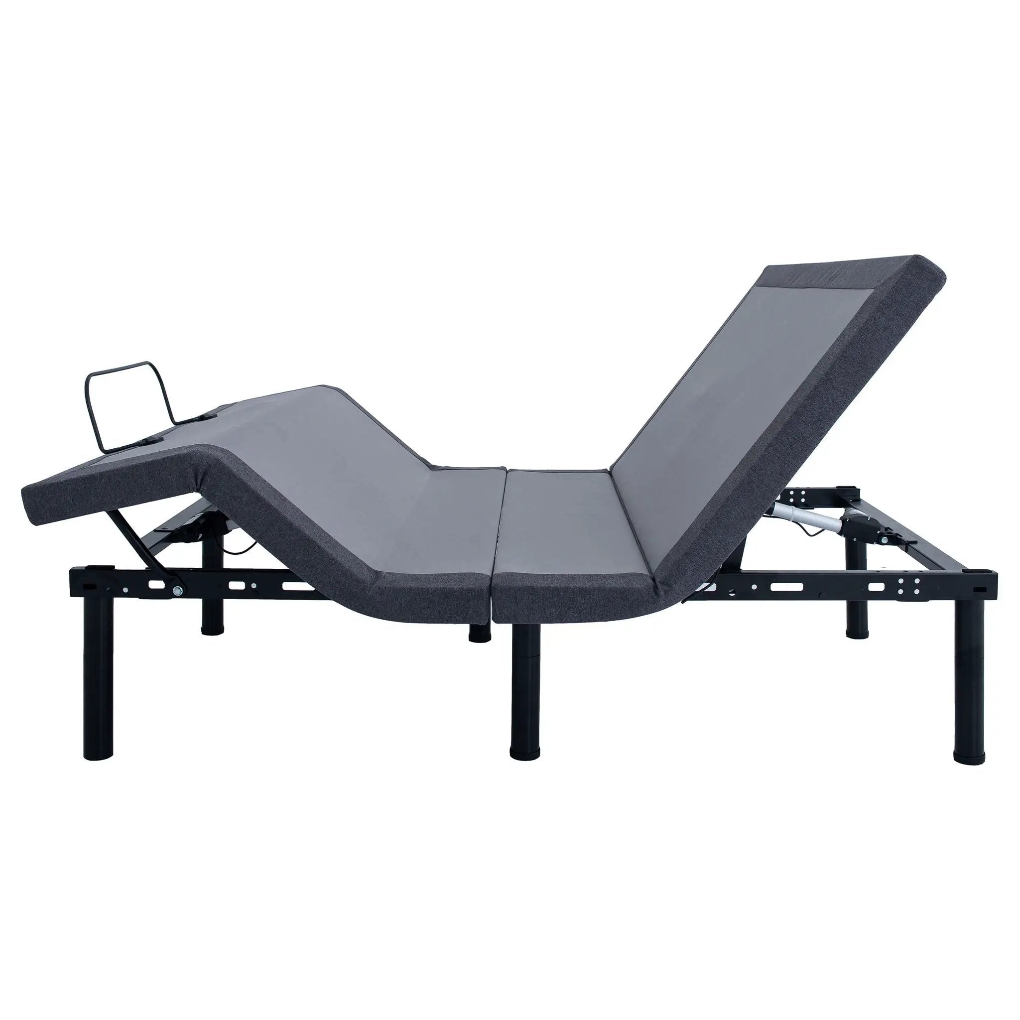 Negan Queen Adjustable Bed Base Grey and Black by Unique Piece Furniture