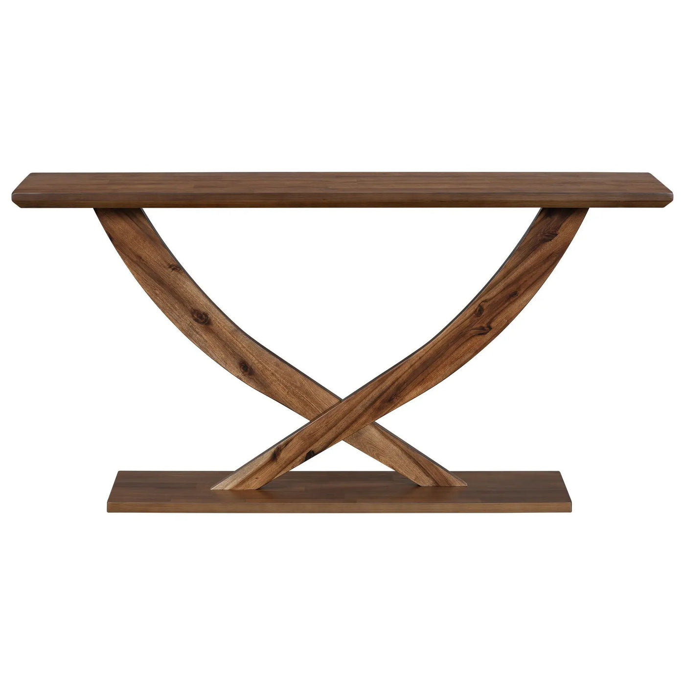 Console Table With Cross Leg Base and Reinforced Support Plate by HouseOfZazla