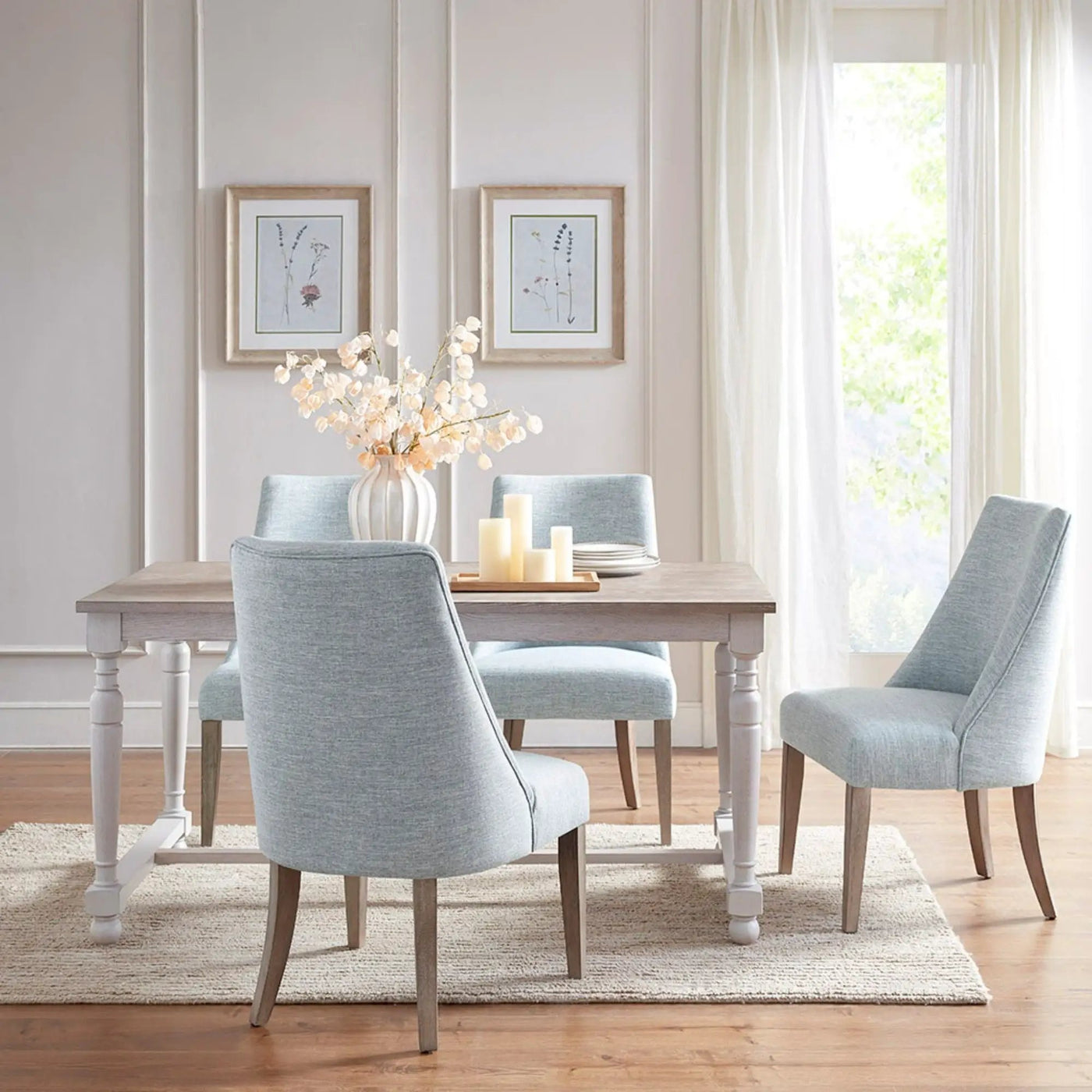 Comfortable Dining Chair Upholstered (Set of 2) by HouseOfZazla