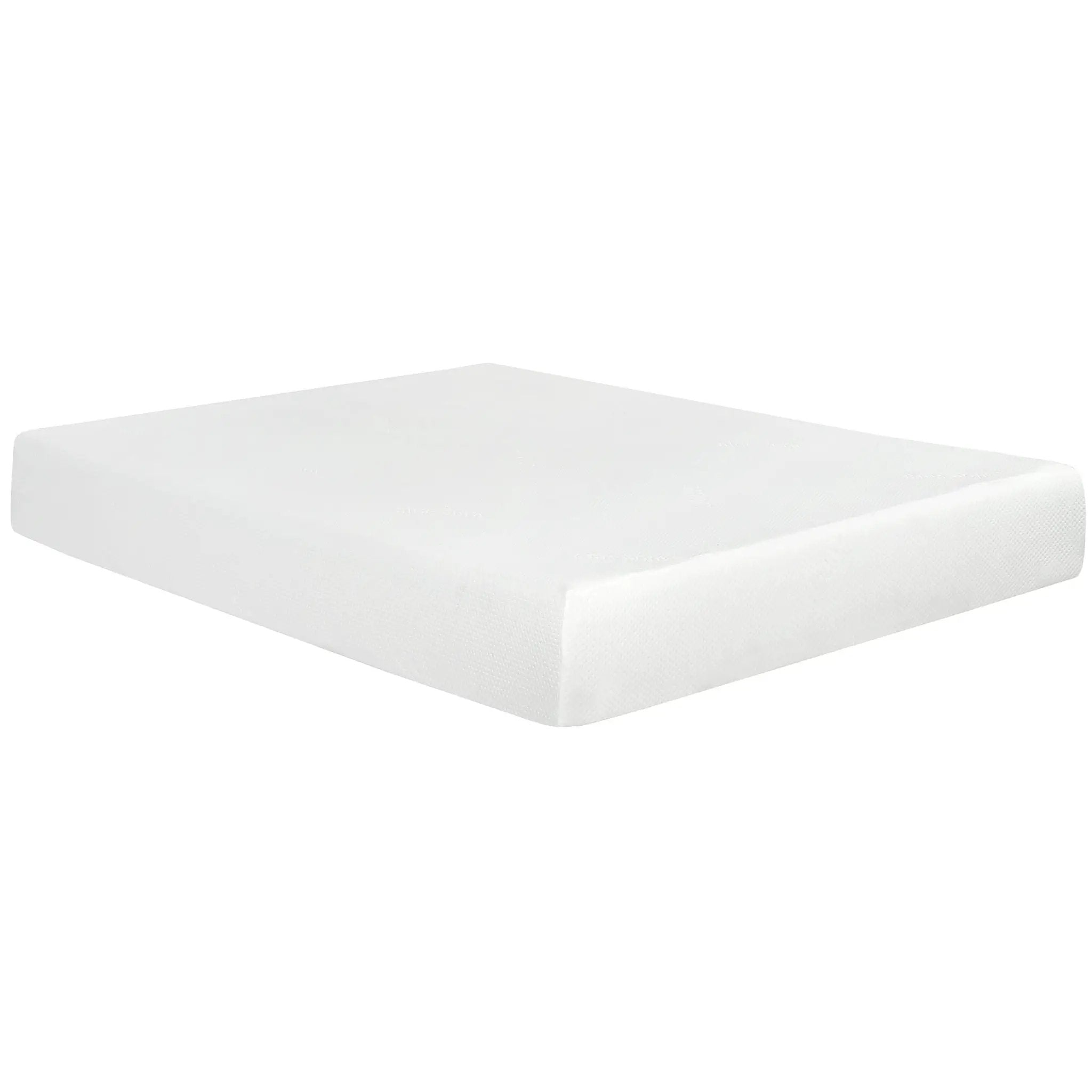 10" Plush Gel Memory Foam Mattress Bed With Cooling Technology, Aloe Vera Cover by HouseOfZazla