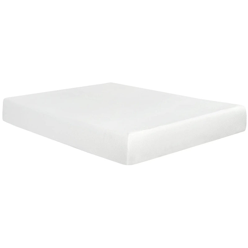 10" Plush Gel Memory Foam Mattress Bed With Cooling Technology, Aloe Vera Cover by HouseOfZazla