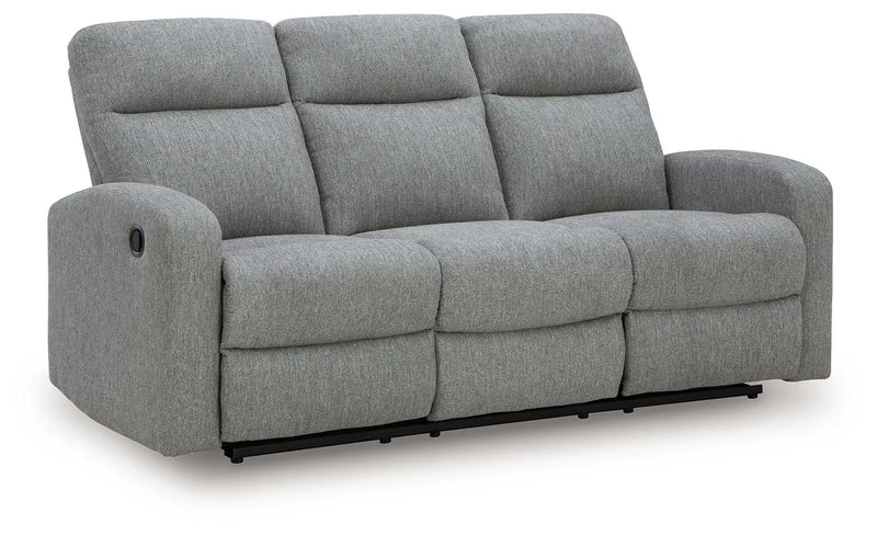 Gauntlet - Reclining Sofa - Sterling by Unique Piece Furniture