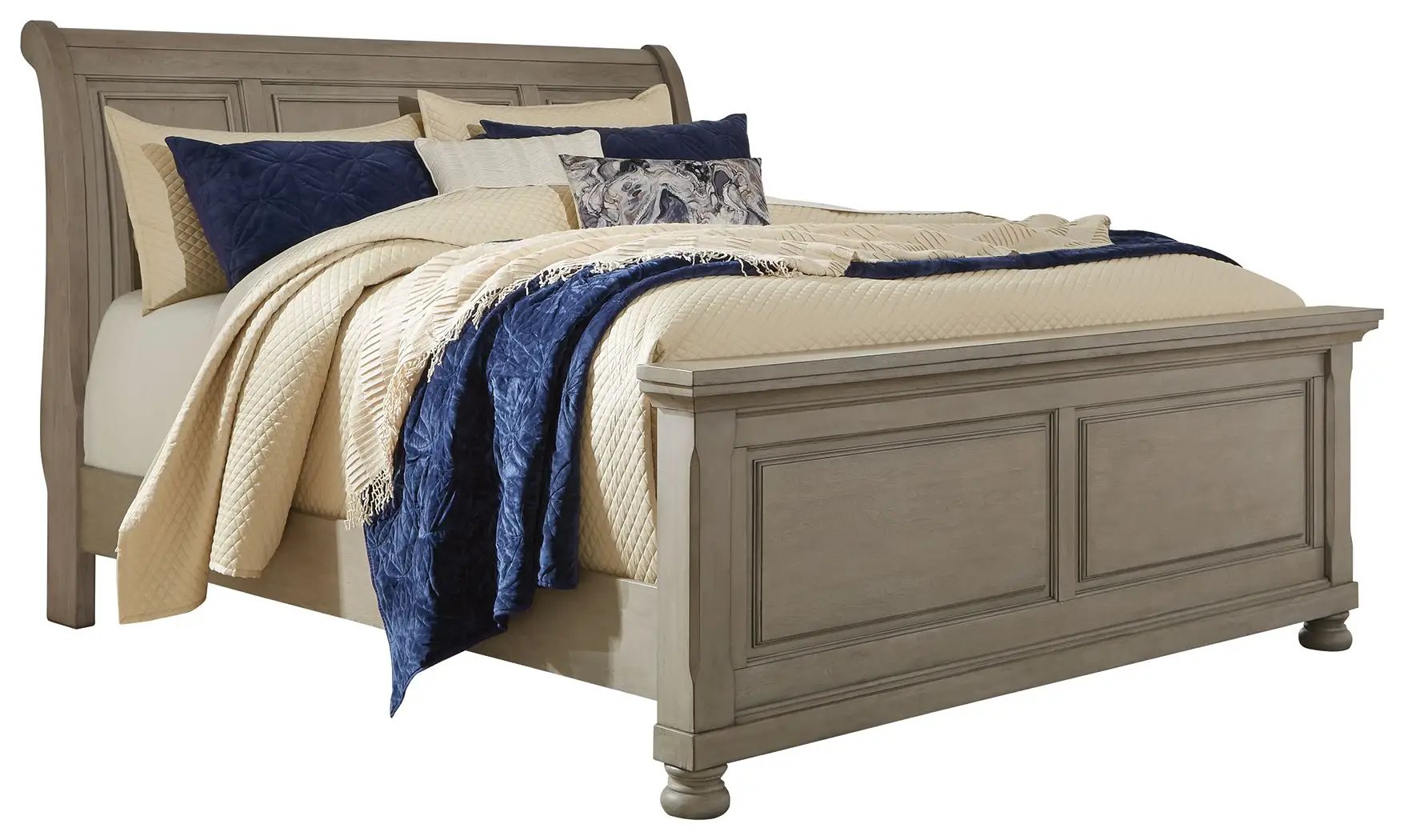 Lettner - Sleigh Bed by Unique Piece Furniture