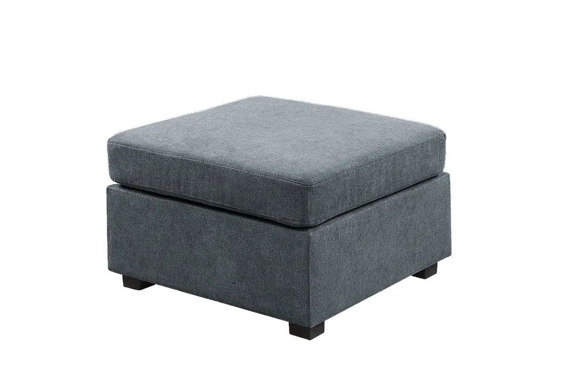Isla - Fabric Sectional Sofa With Ottoman by HouseOfZazla