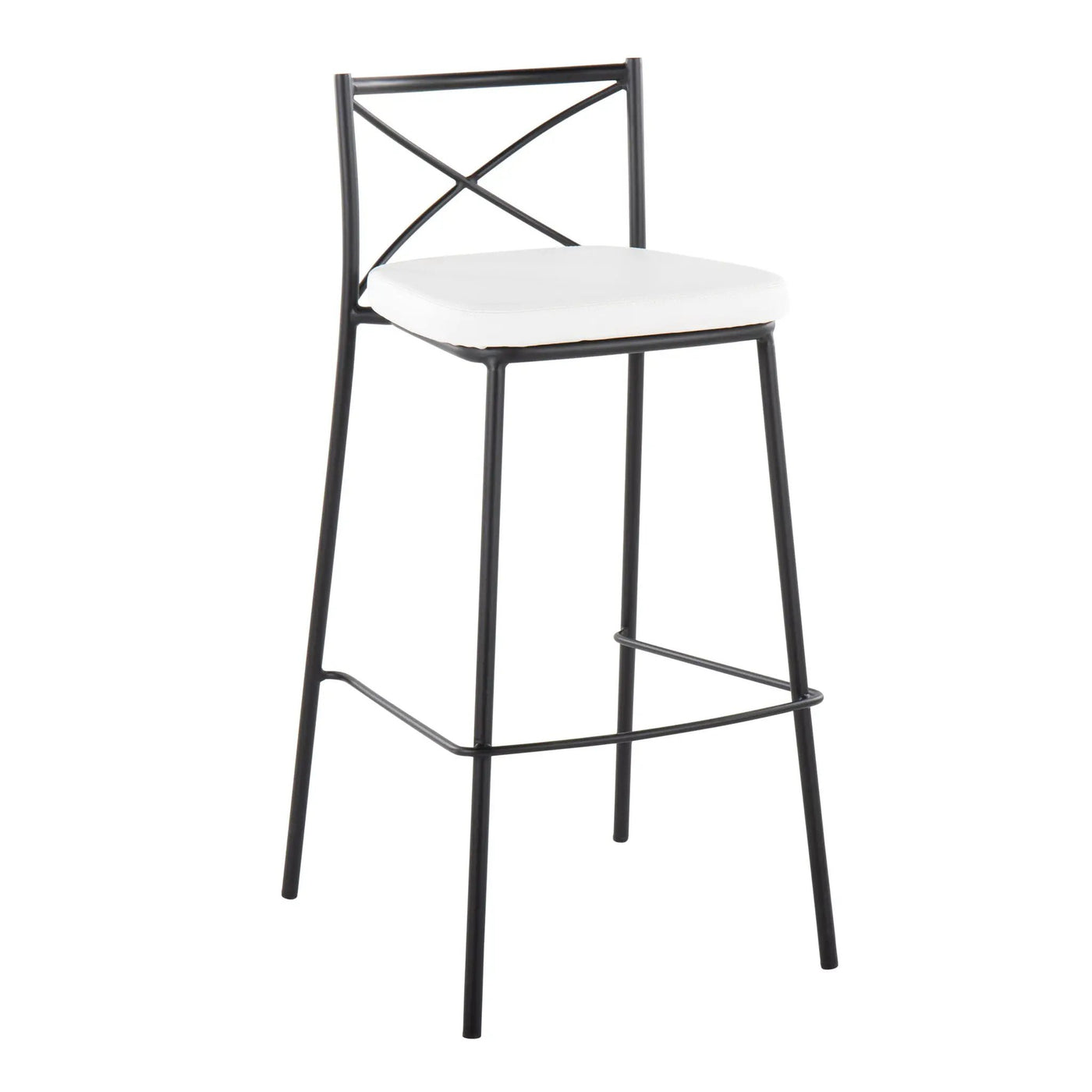 Modern Charlotte - Contemporary Fixed Height Barstool (Set of 2) by HouseOfZazla