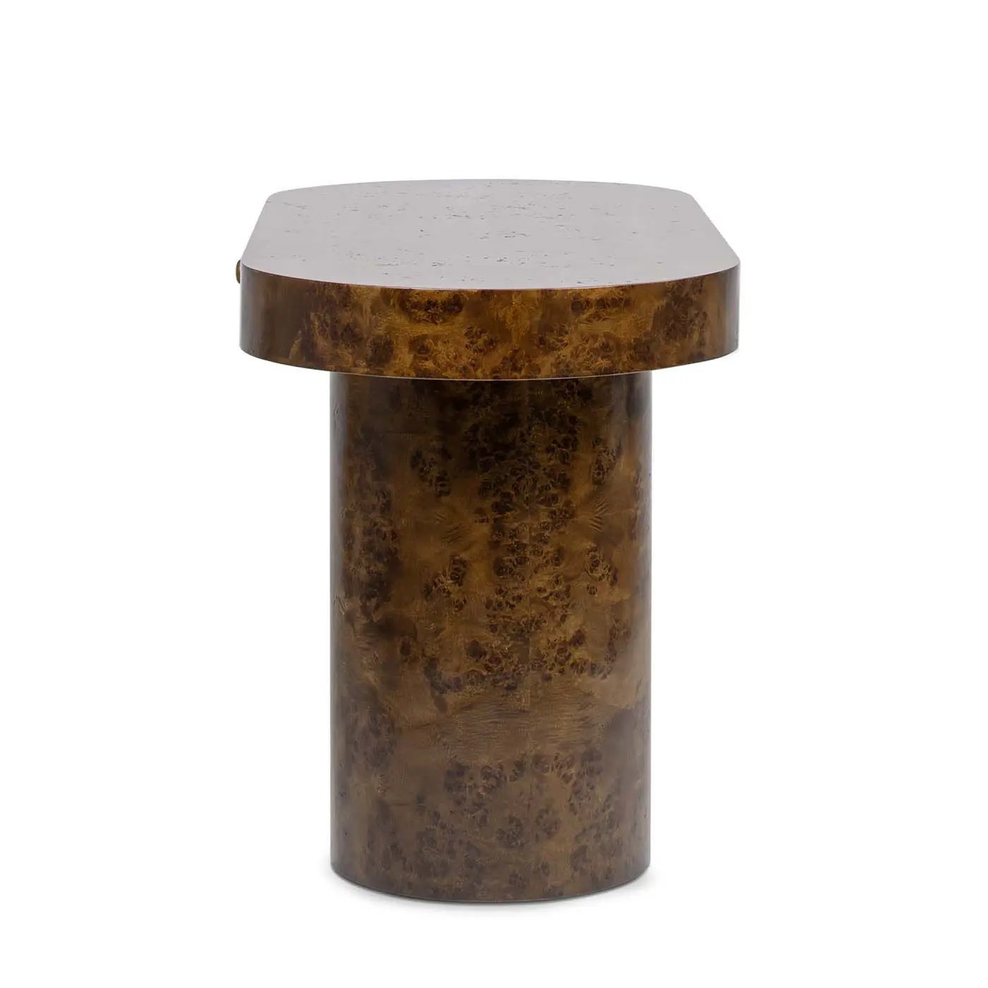 Jesse - Single Drawer Oval Computer Desk by Unique Piece Furniture