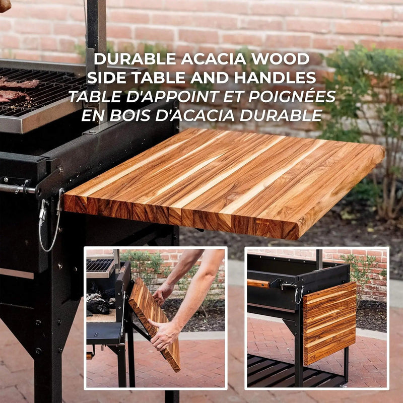 [05X02FT] Heavy-Duty Argentine Santa Maria Wood Fire And Charcoal BBQ Grill With Brasero (SAK52731) by SAKSBY WHOLESALE