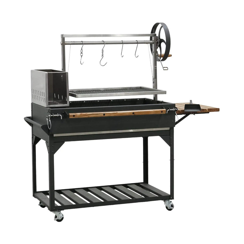 [05X02FT] Heavy-Duty Argentine Santa Maria Wood Fire And Charcoal BBQ Grill With Brasero (SAK52731) by SAKSBY WHOLESALE