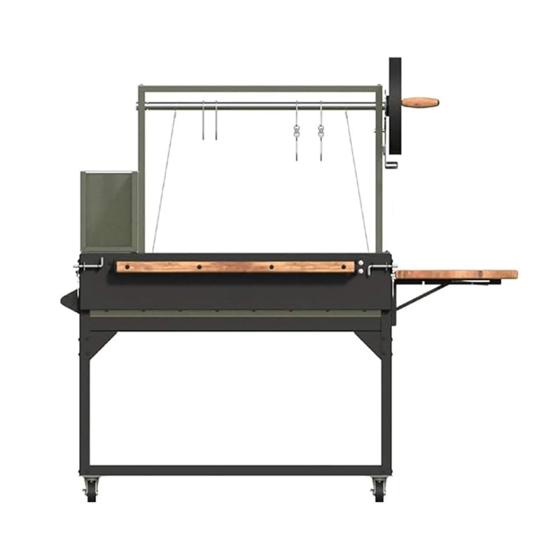 [05X02FT] Heavy-Duty Argentine Santa Maria Wood Fire And Charcoal BBQ Grill With Brasero (SAK52731) by SAKSBY WHOLESALE