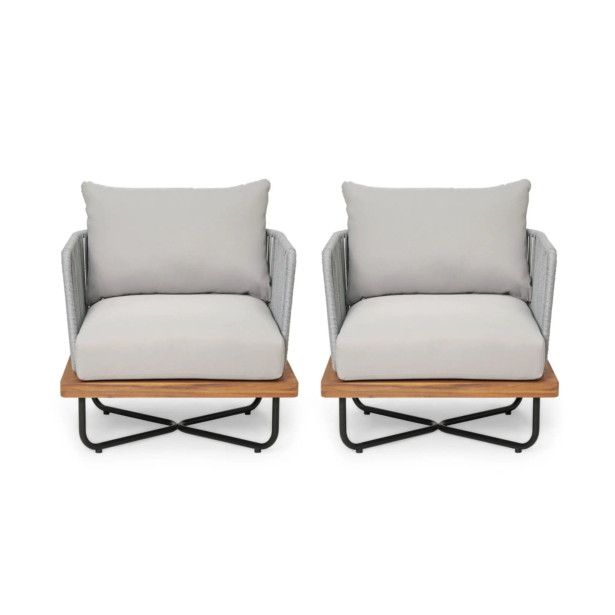 Lucca Outdoor Acacia Wood Chair by HouseOfZazla