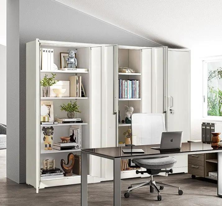Container Furniture Direct Ironclad 71" Metal Storage Cabinet with Locking Doors and 4 Adjustable Shelves by HouseOfZazla