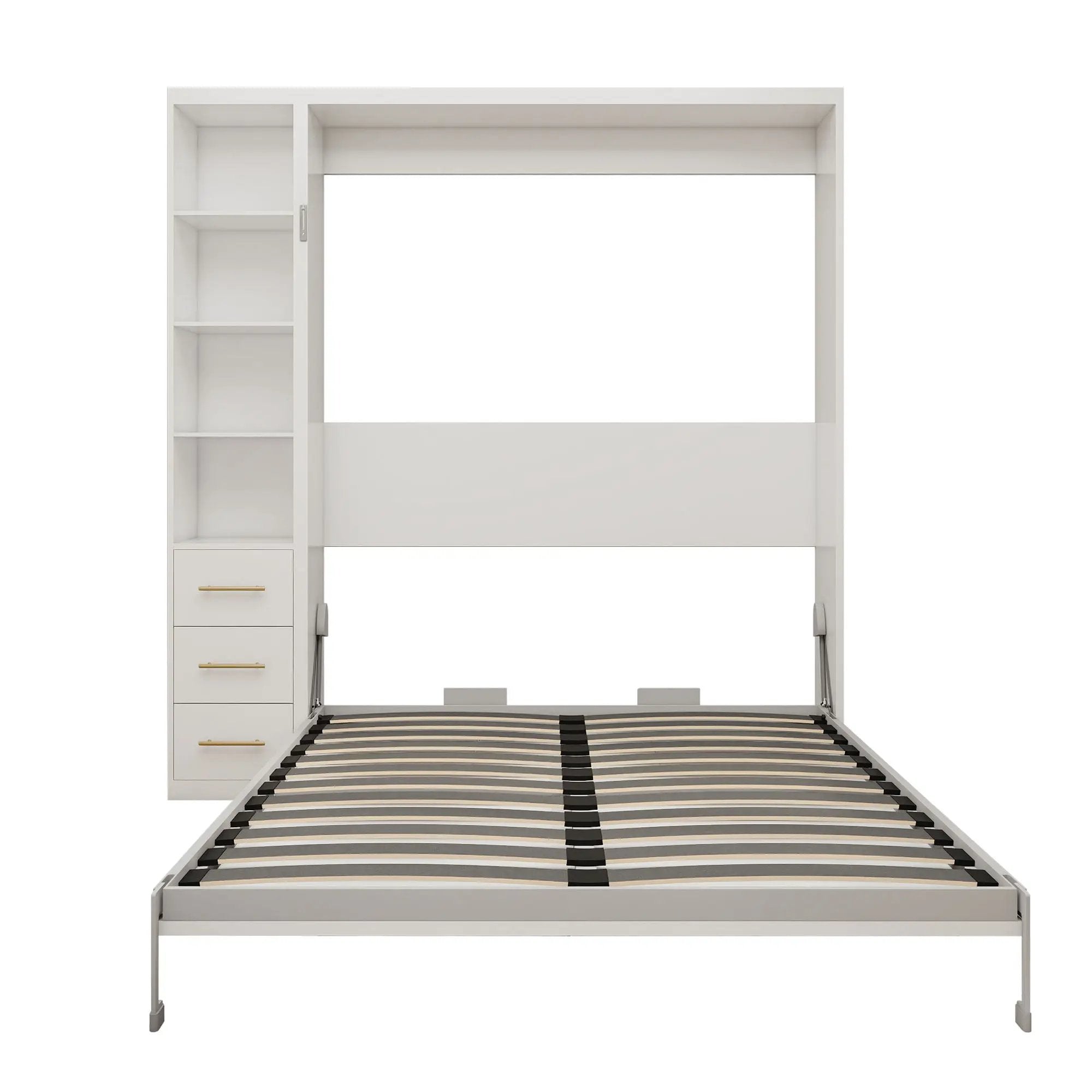 Folding Vertical Murphy Wall Bed by HouseOfZazla