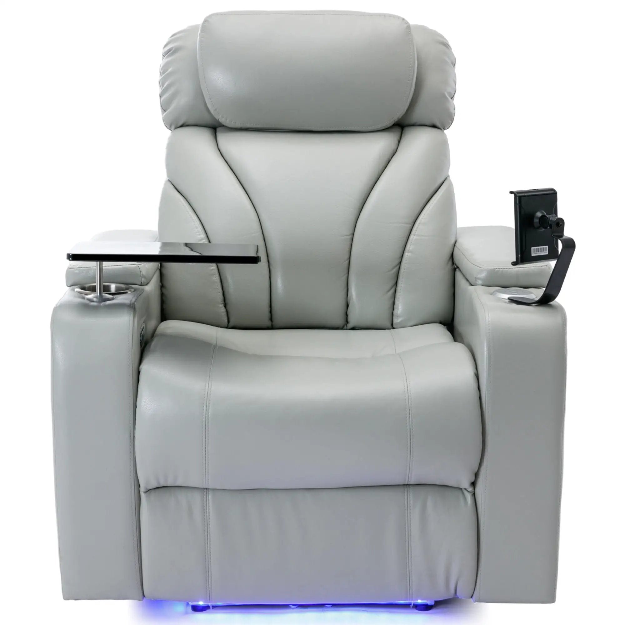 Power Motion Recliner Electric Power Recliner With USB Charging Port, Hidden Arm Storage, Convenient Cup Holder And tooth Speaker by HouseOfZazla