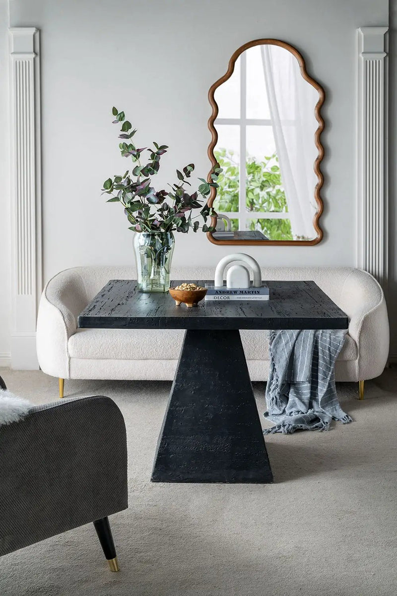Wood Mirror With Unique Frame - Brown by HouseOfZazla