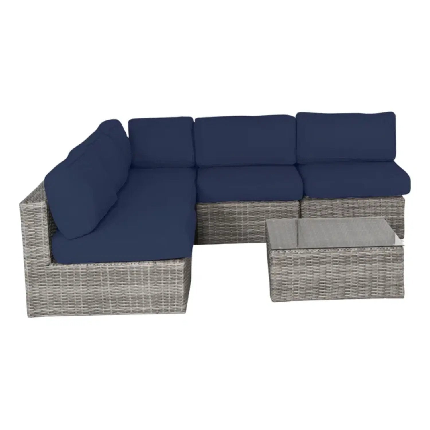 Outdoor Wicker Seating Group With Cushions by Unique Piece Furniture