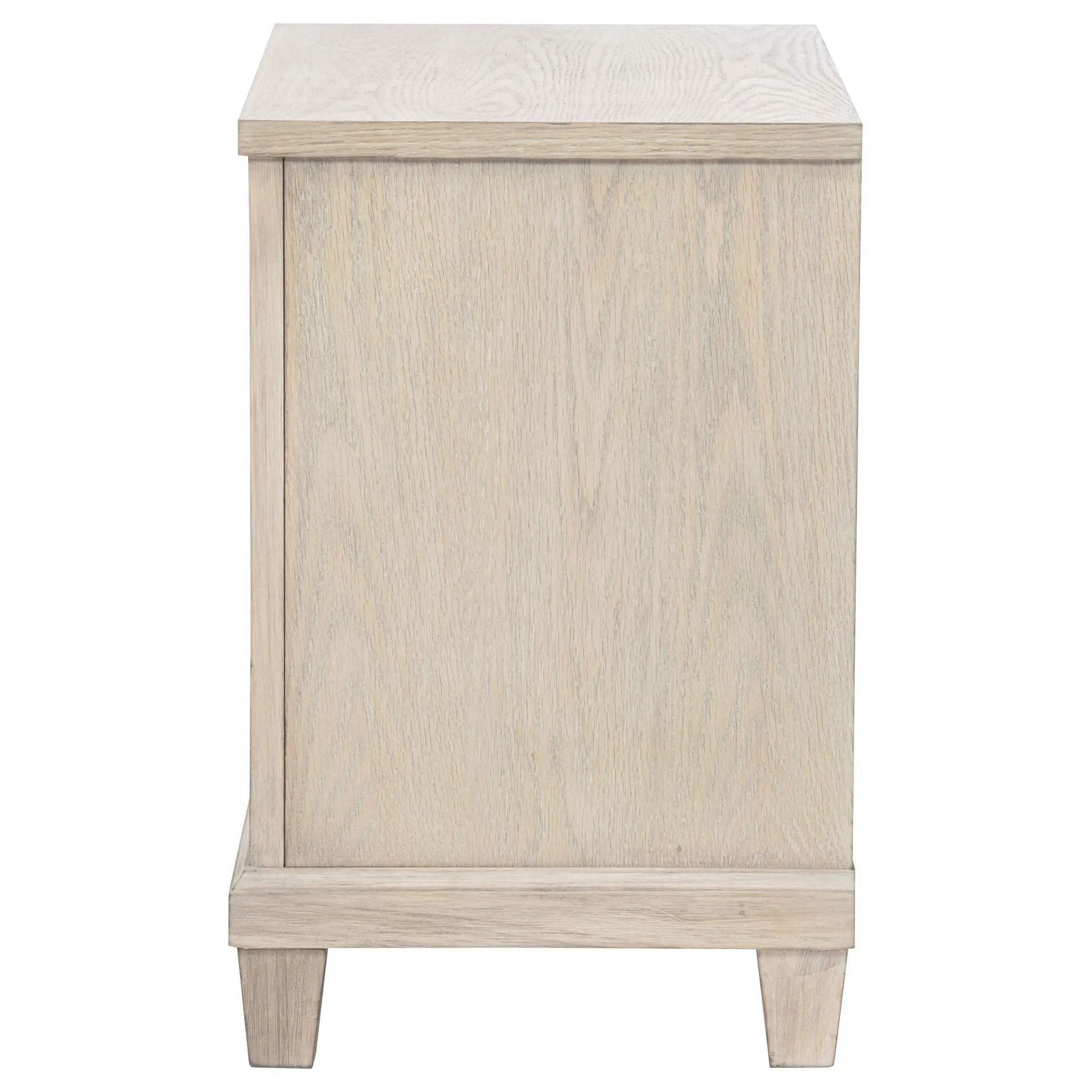 Pembroke 2-drawer Nightstand Bedside Table Washed Oak by Unique Piece Furniture