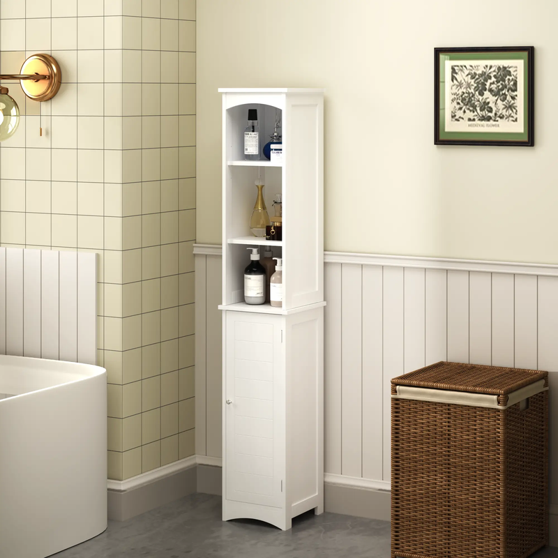 64.17'' Tall Bathroom Storage Cabinet by HouseOfZazla