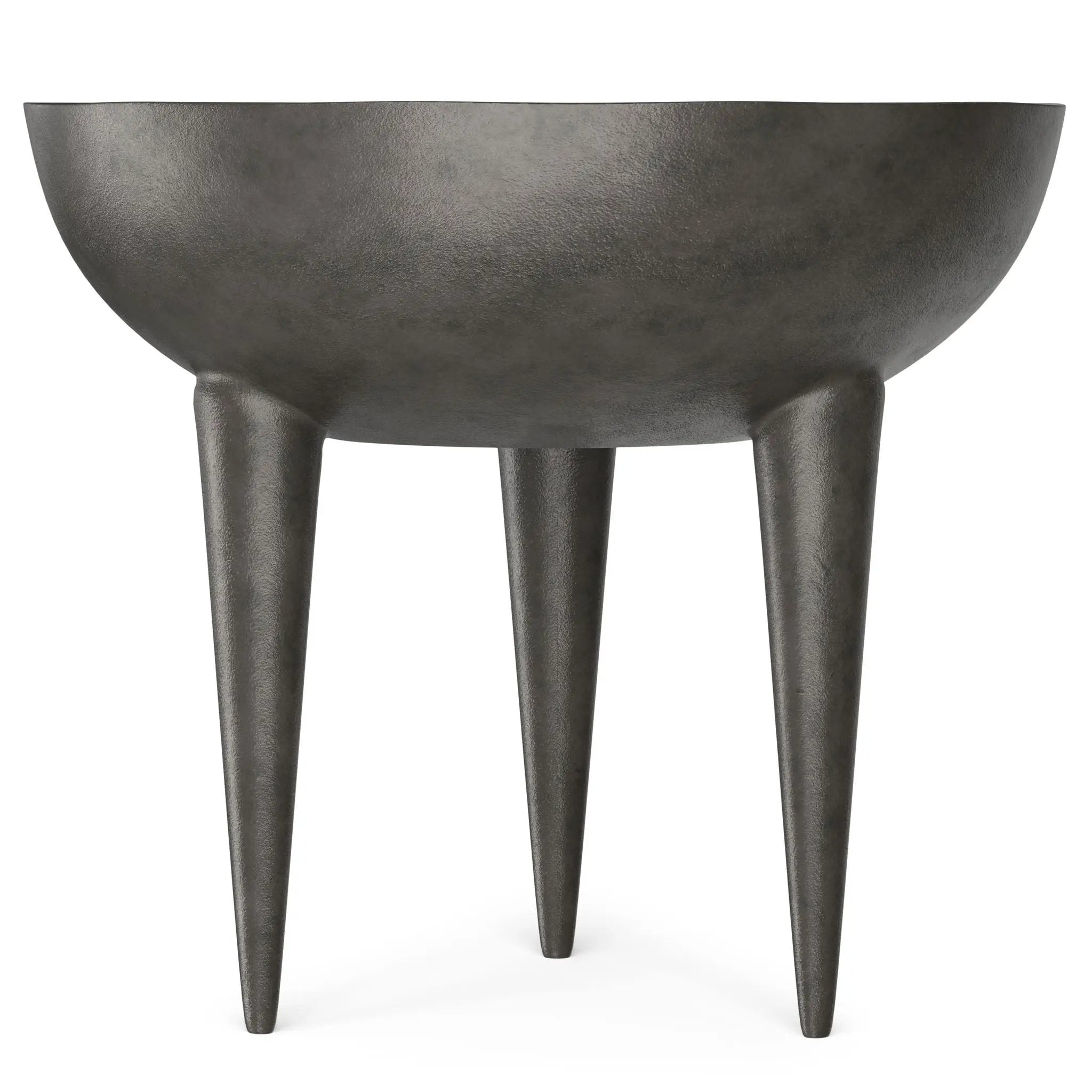 Otto - Cast Aluminum Side Table - Black by HouseOfZazla