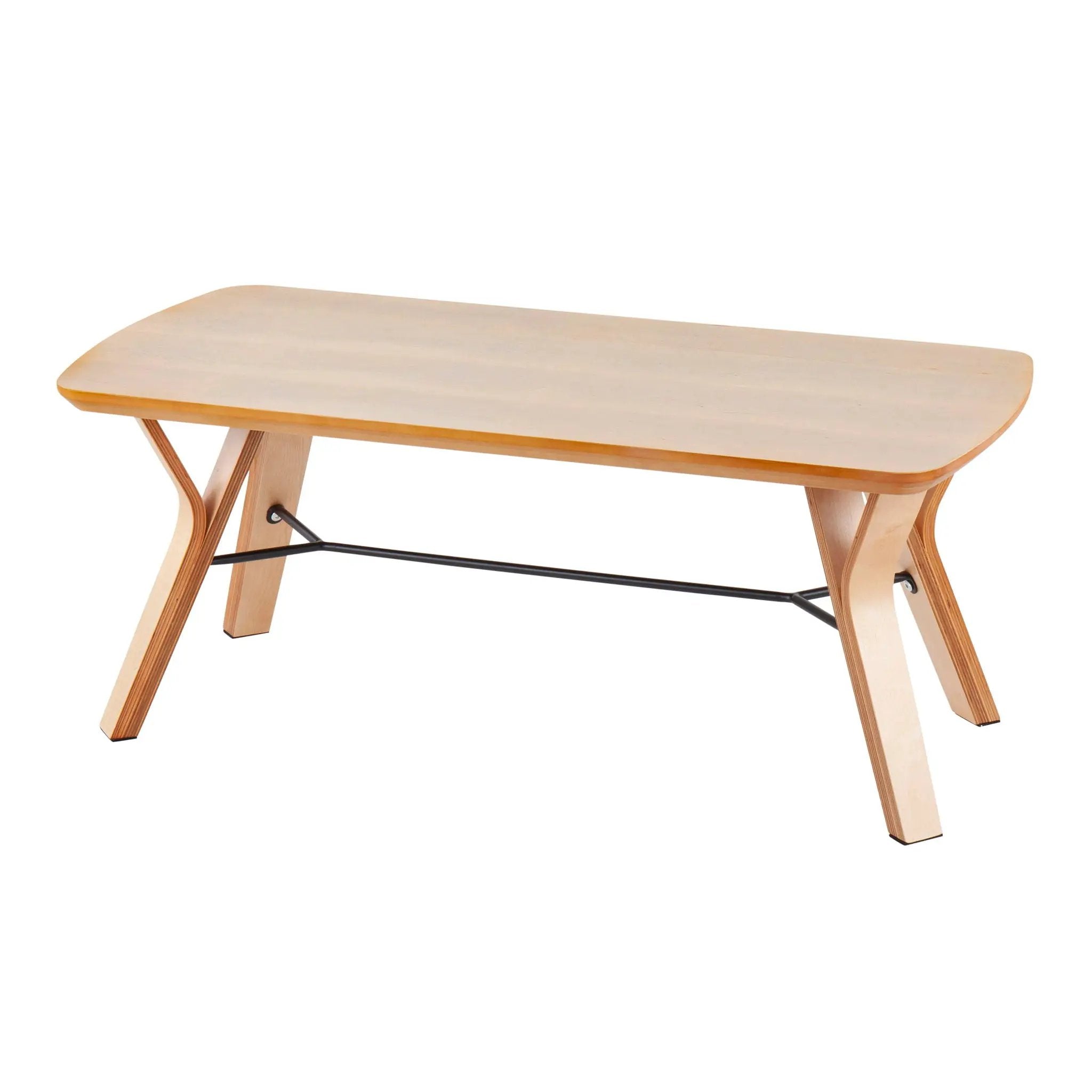 Folia - Mid-Century Modern Bench - Natural by HouseOfZazla