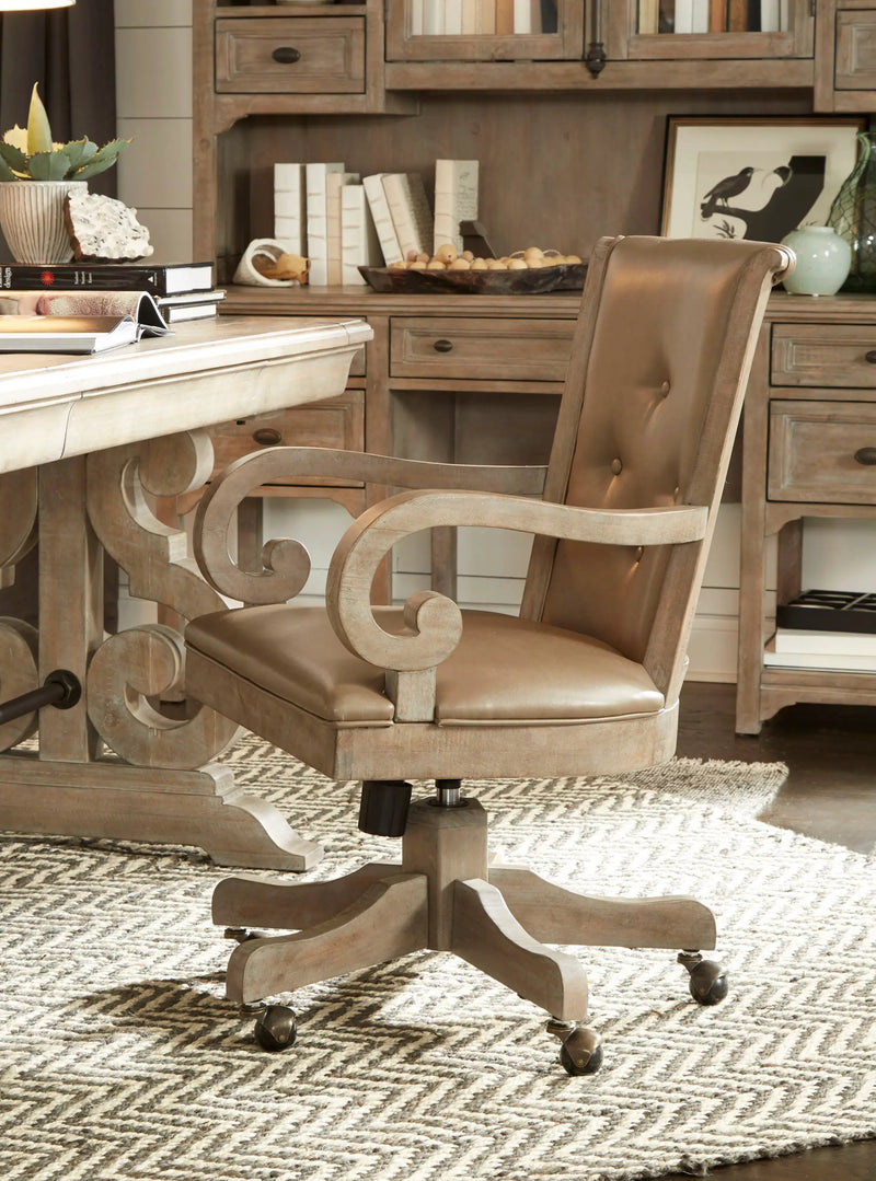 Tinley Park - Fully Upholstered Swivel Chair - Dove Tail Gray by Unique Piece Furniture