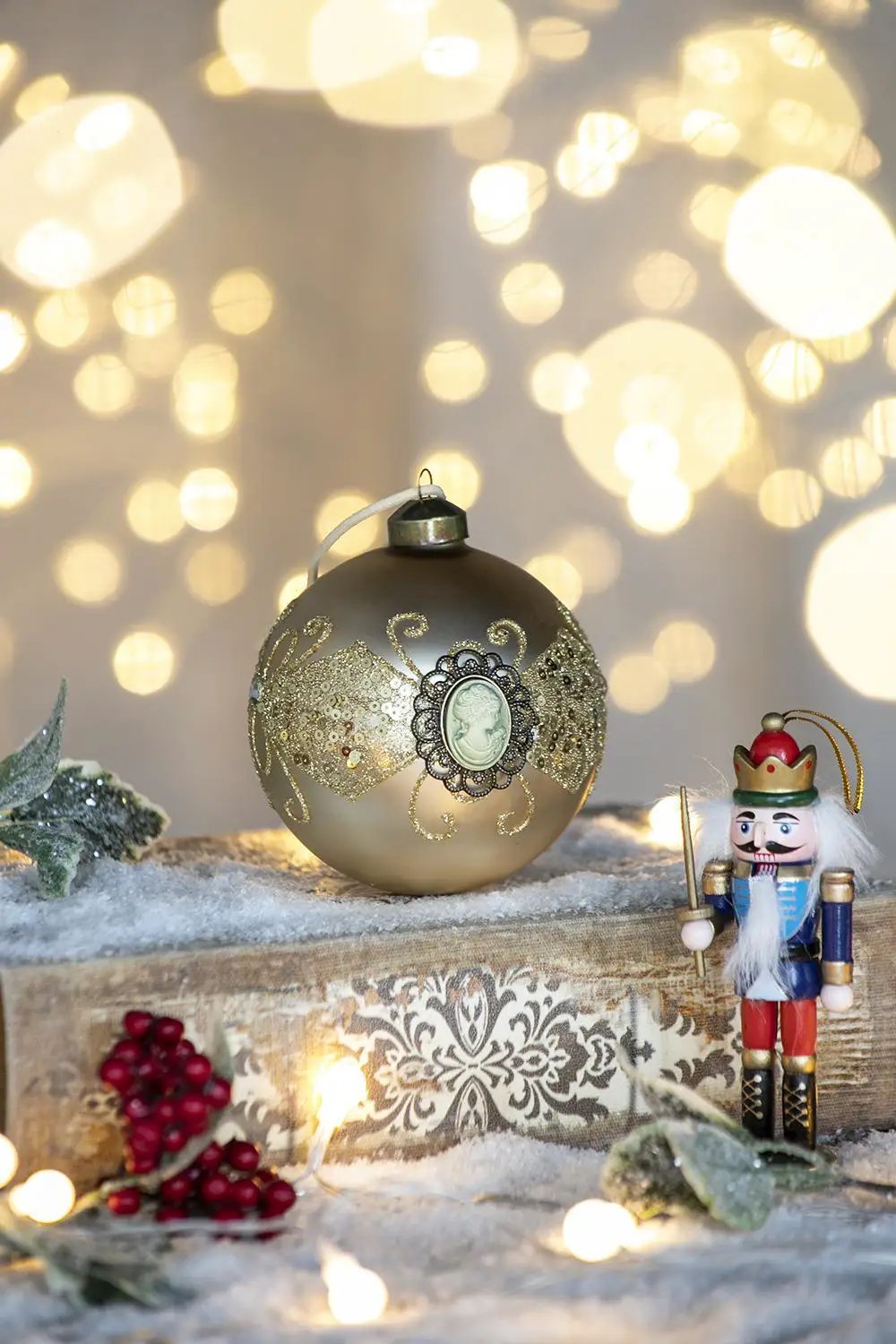 Decorative Hanging Ball Christmas Tree Ornaments For Holiday Decorations (Set of 6) by HouseOfZazla