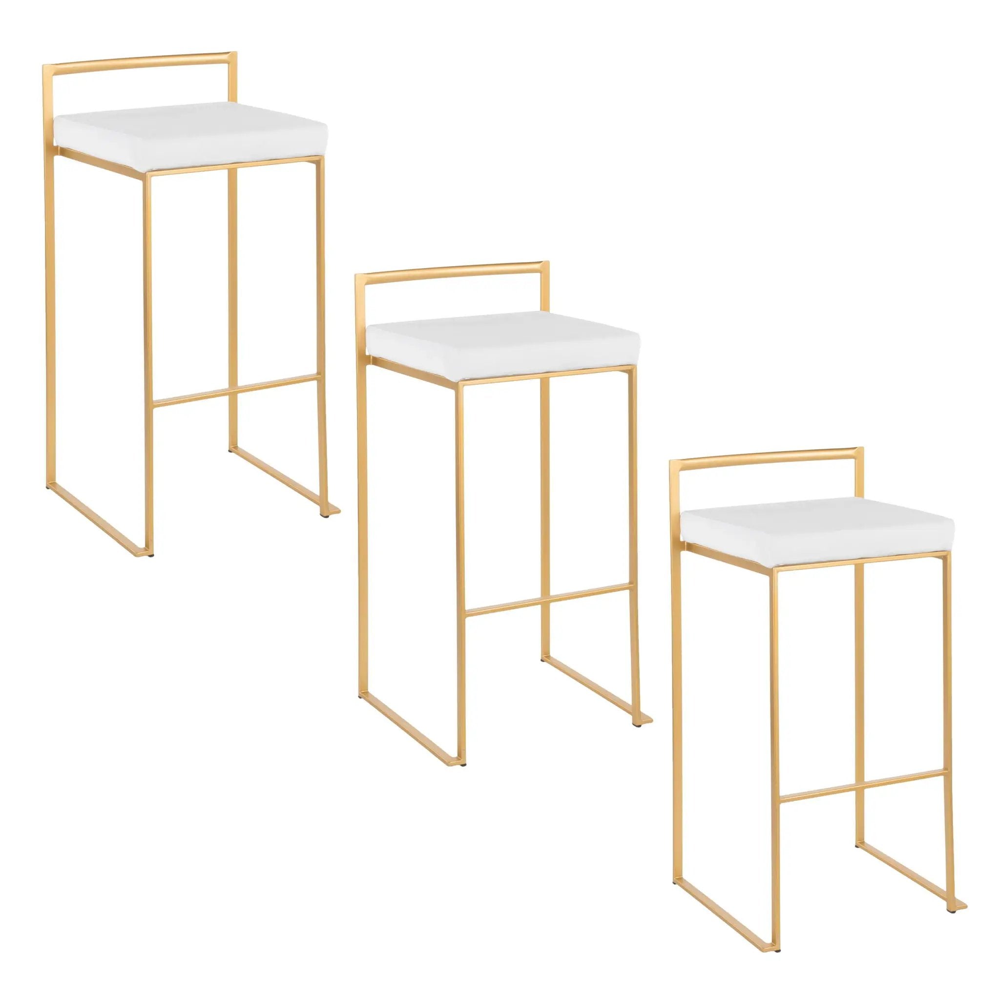 Fuji - Contemporary / Glam & Quality Construction Barstool by HouseOfZazla