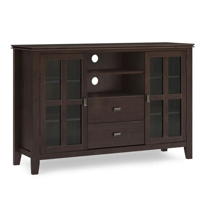 Artisan - Tall TV Media Stand - Dark Chestnut Brown by Unique Piece Furniture