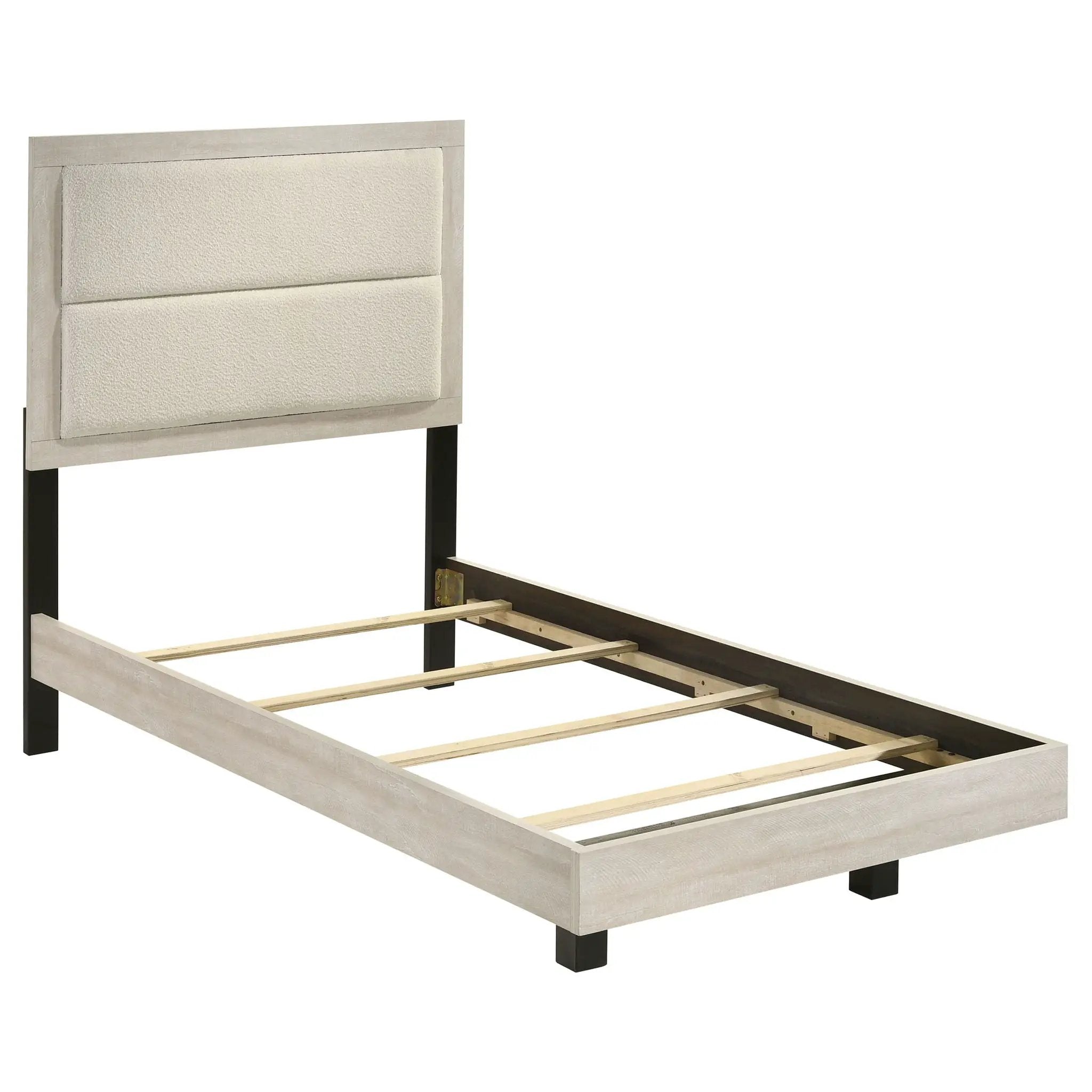 Trenton 5-piece Twin Bedroom Set Rustic Cream by Unique Piece Furniture