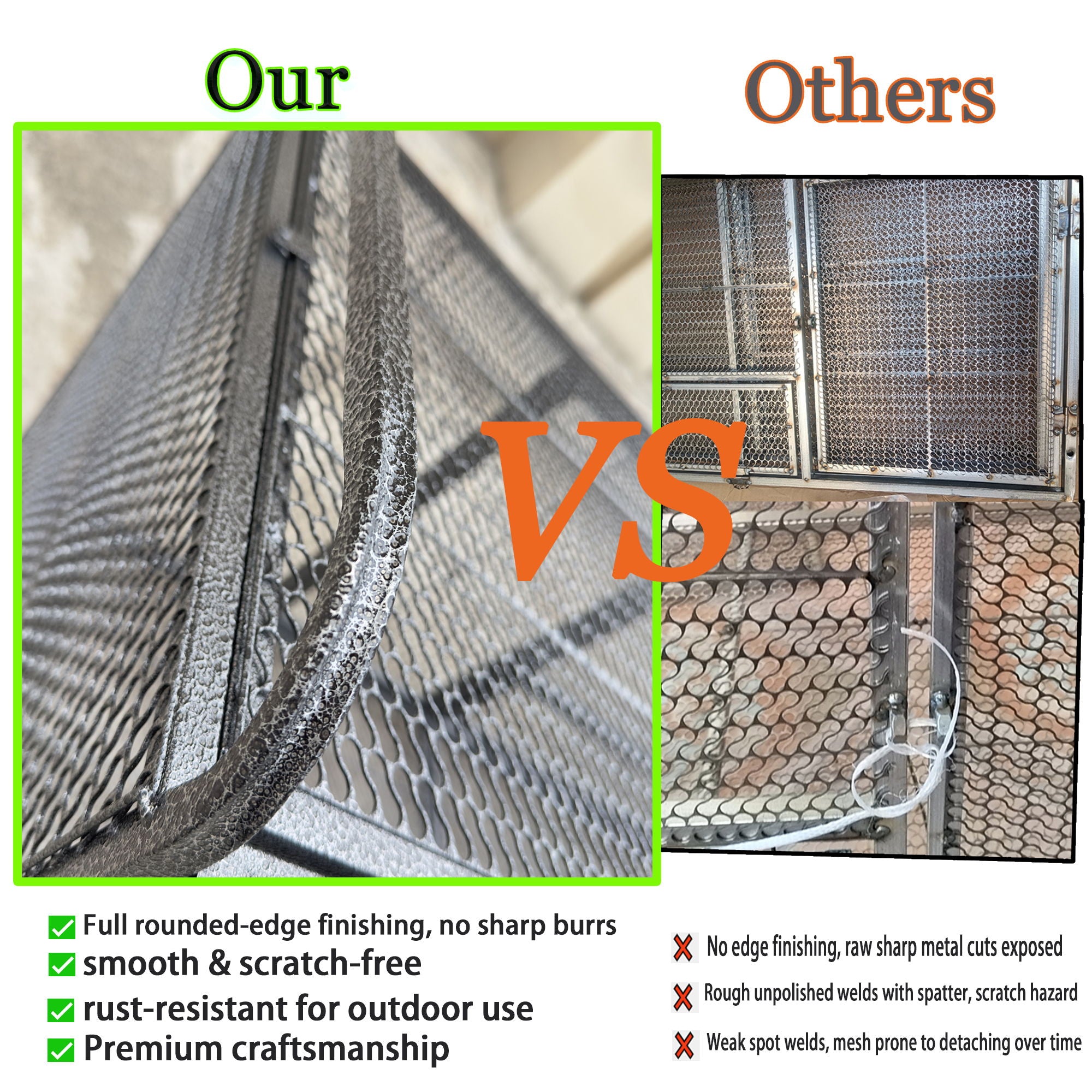 Chicken Cage, Poultry Breeding Coop - Black / Silver by HouseOfZazla
