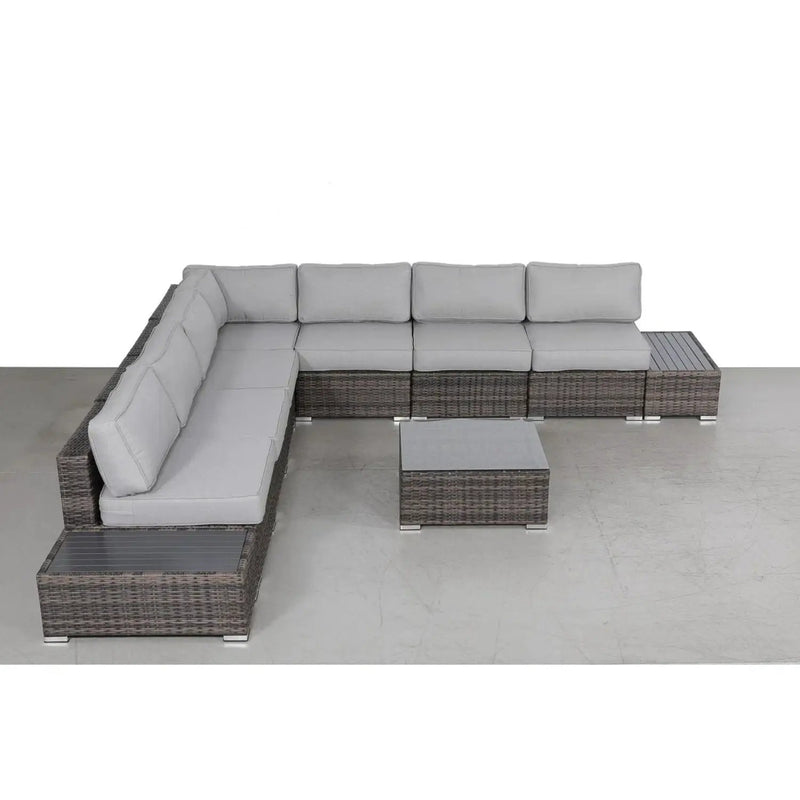 Wicker Sectional Seating Group With Cushions by HouseOfZazla
